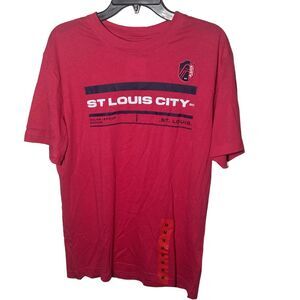 MLS St. Louis City Men's Short Sleeve Tee Medium - Official Licensed Crewneck.